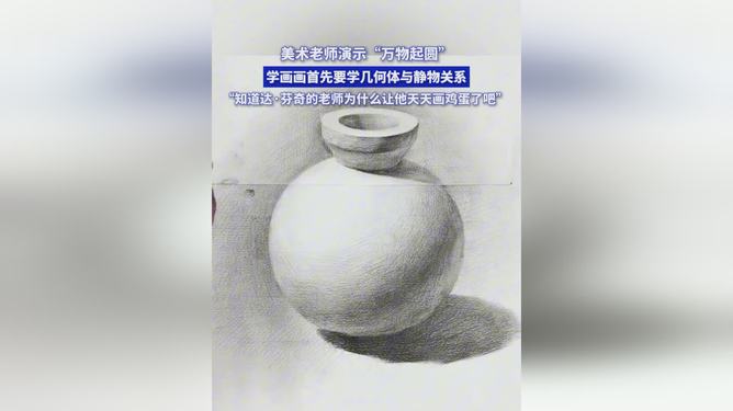 美术老师演示万物起圆，科技重塑艺术，创新引领未来之美妙旅程